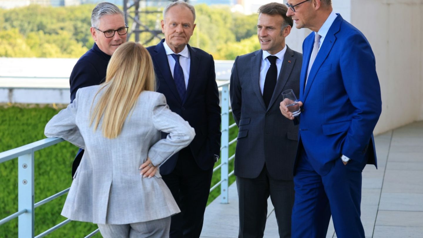 E5-Spitzentreffen im Kanzleramt - Merz will Nato-Gipfel zu Erfolg machen