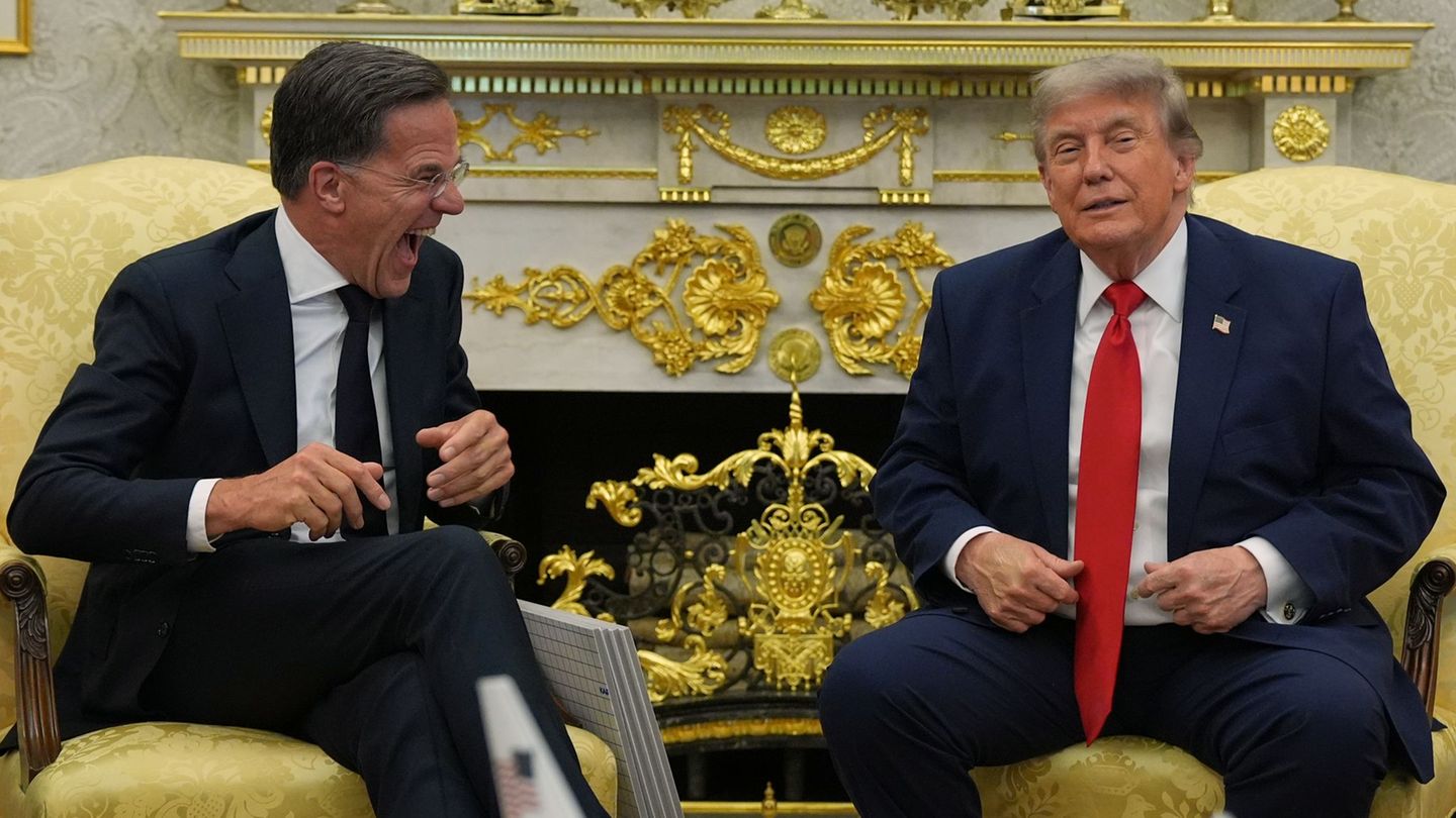 Transatlantische Spannungen: Trump lobt Nato-Chef vor Gipfel: „großartige Führungsperson“