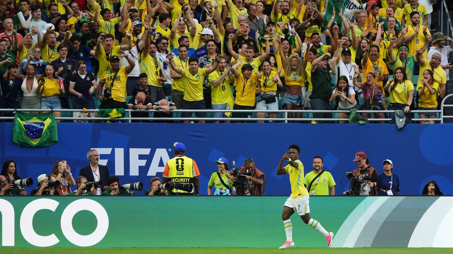 Fußball-WM: Vinícius trifft, Neymar weint: Brasilien dreht weiter auf