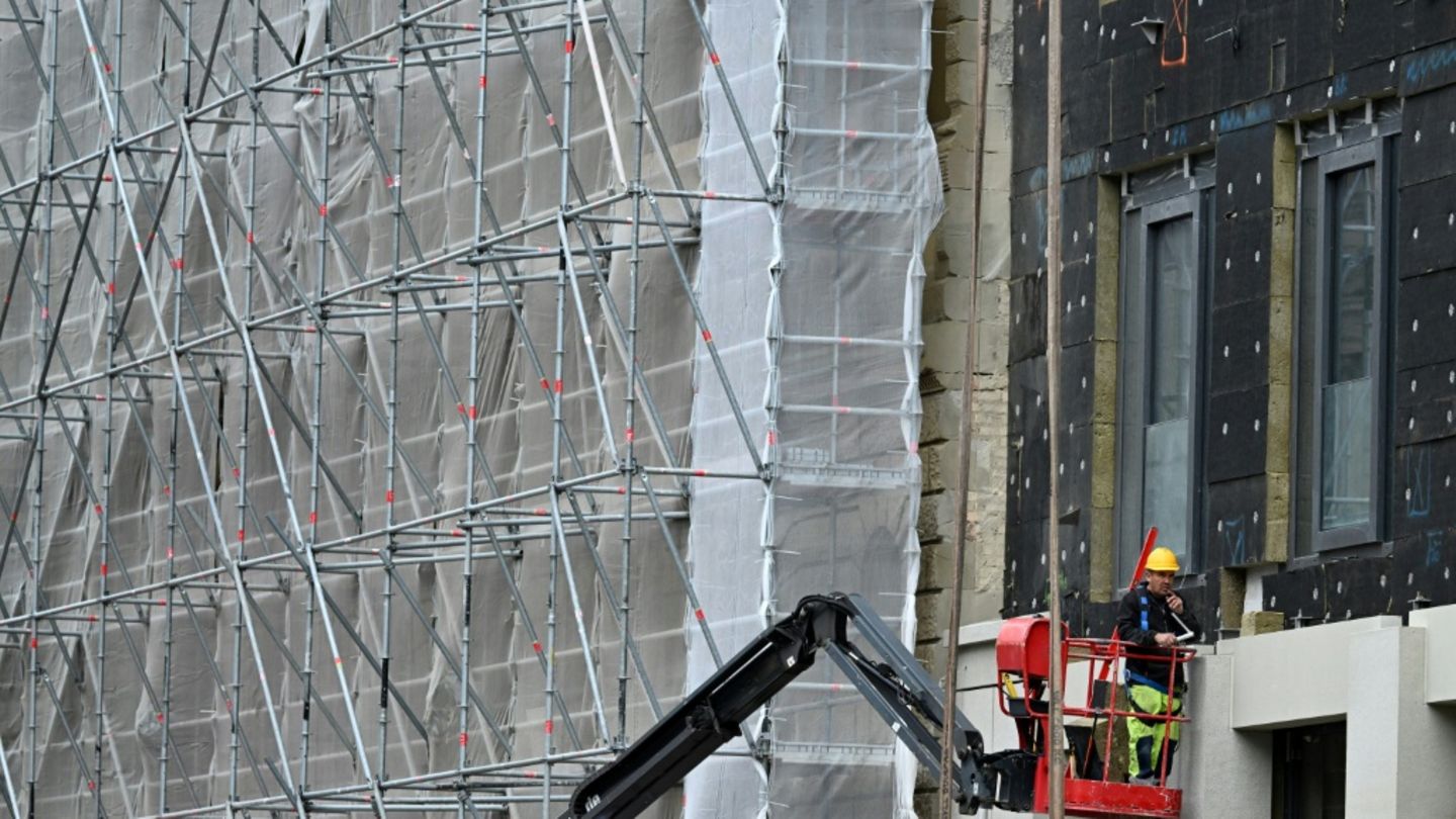 Aufträge im Baugewerbe stagnieren im April