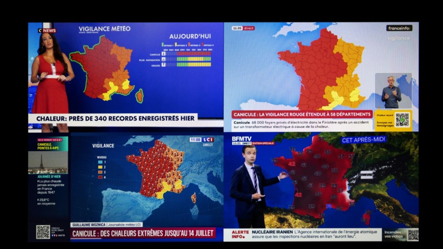 Hitzewelle in Frankreich bringt weitere Rekorde
