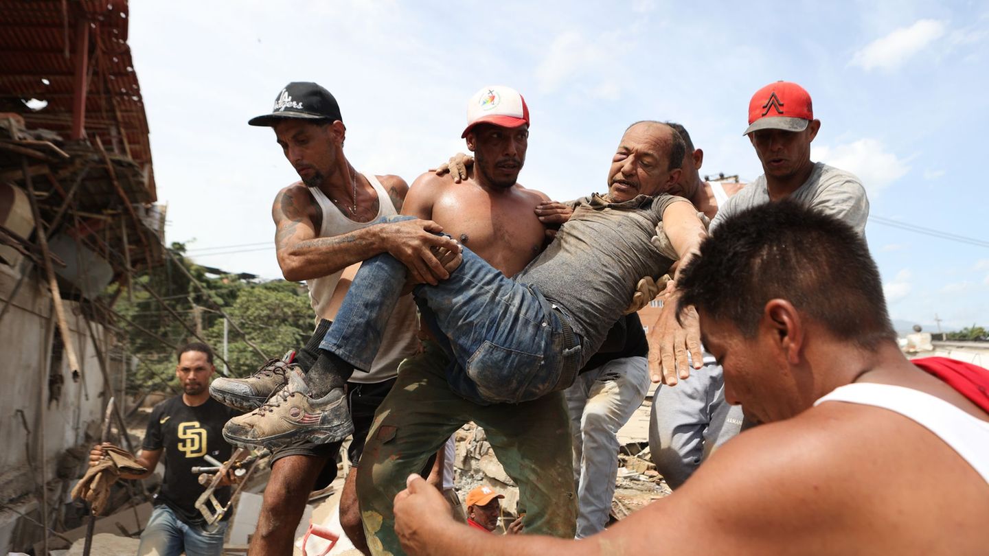 Hilfe aus Deutschland: THW-Einsatzteam will Verschüttete in Venezuela retten