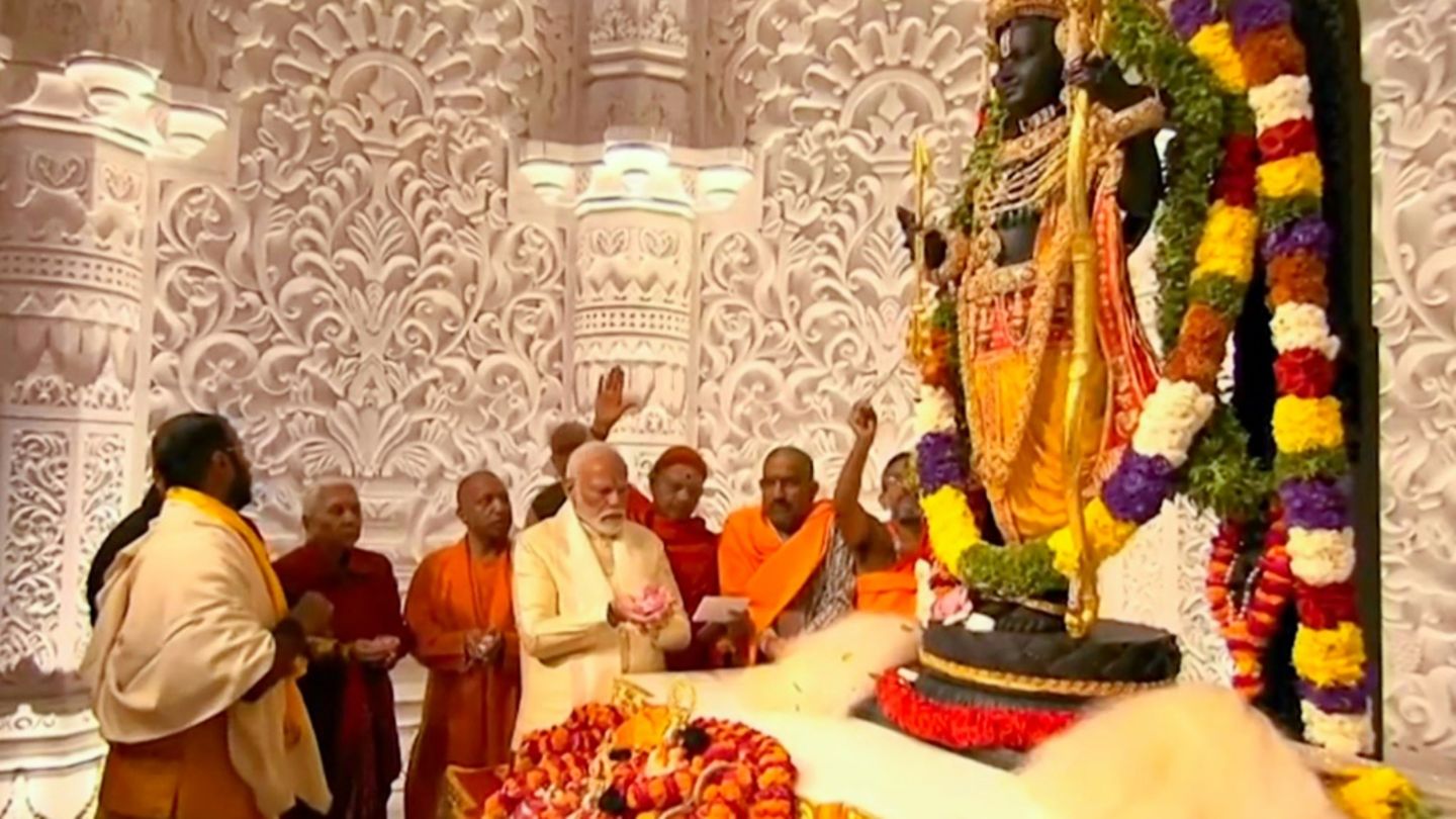 Opfergaben-Diebstahl in umstrittenem Hindu-Tempel: Acht Festnahmen in Indien