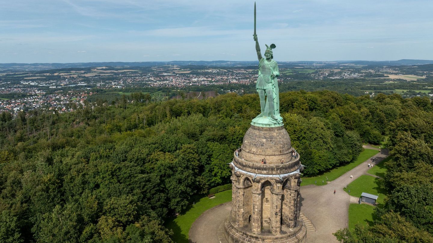 Verbotene Aktion: Zwei Verdächtige nach Besetzung des Hermannsdenkmals