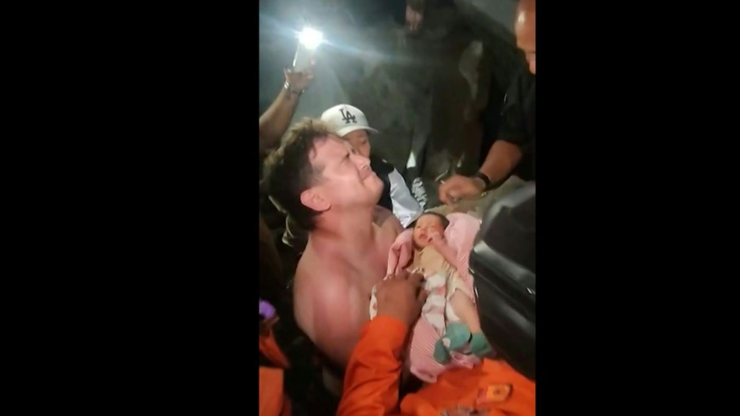 Erdbeben in Venezuela: Baby nach 32 Stunden lebend aus Trümmern gerettet
