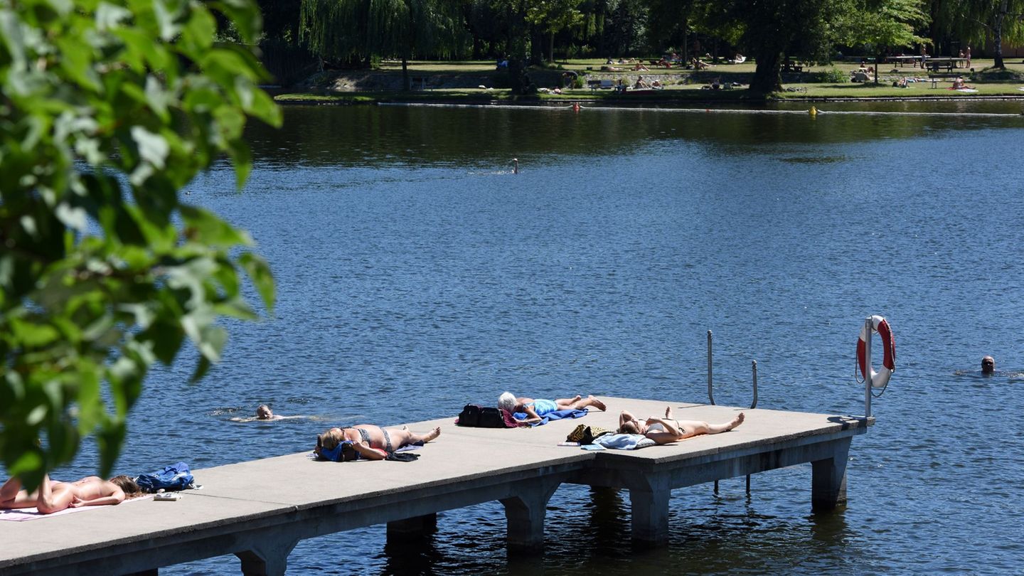Rekordtemperatur: Wetterdienst: Hitzerekord für Hessen mit 41,3 Grad