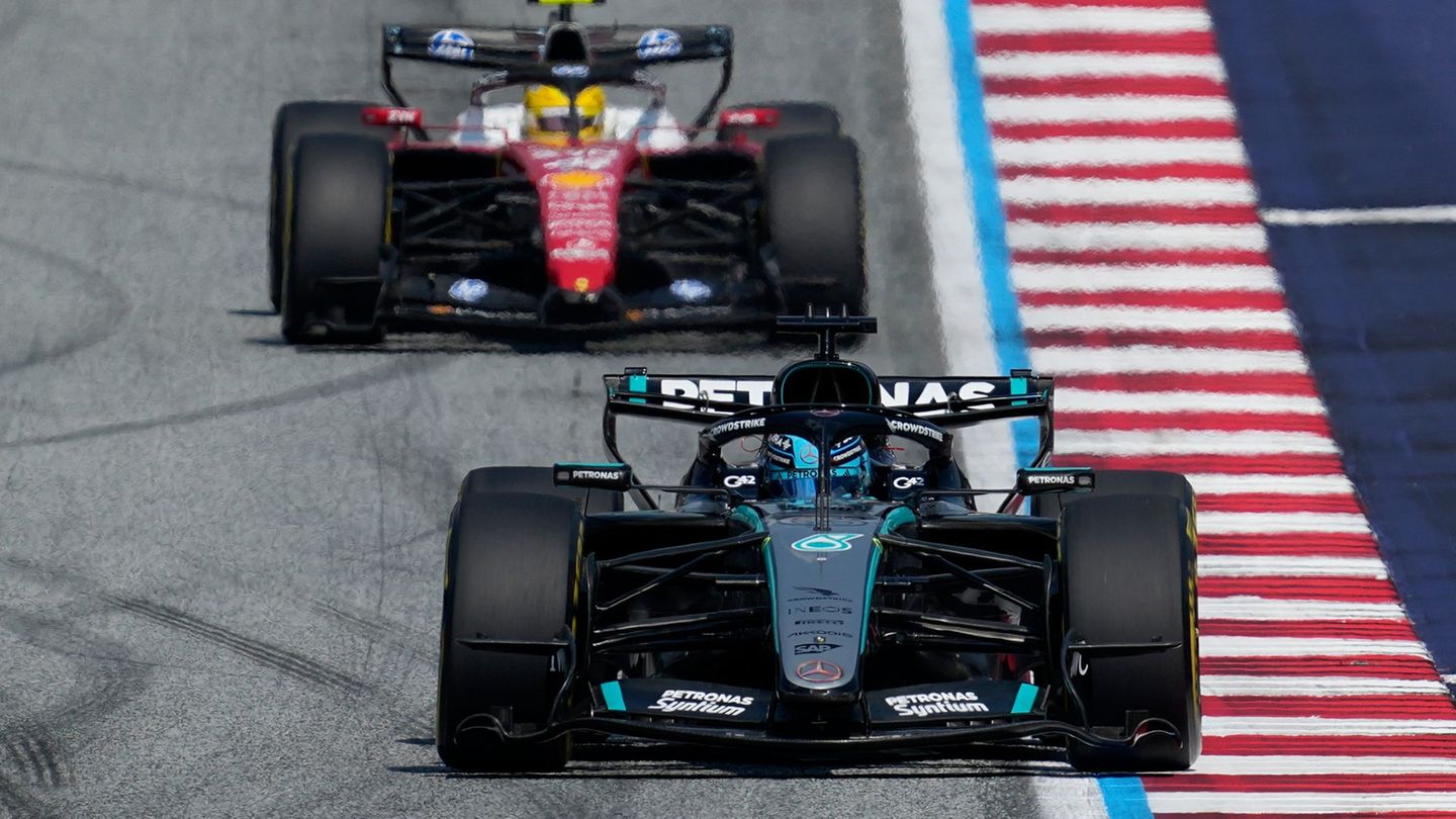 Grand Prix in Österreich: Russell bei Hitze-Spektakel in Spielberg vor Verstappen