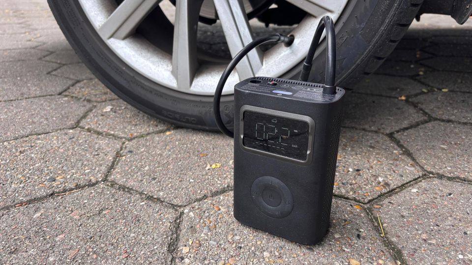 stern Akku-Luftpumpen-Test: Xiaomi Portable Electric Air Compressor