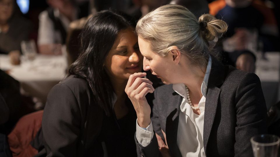 Alice Weidel und Sarah Bossard