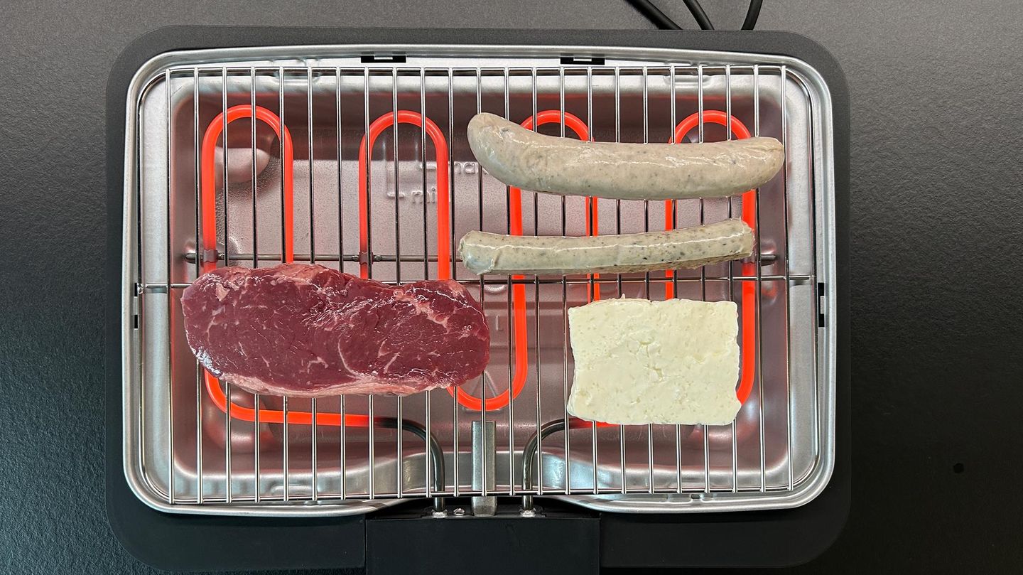 Auf dem Grill wäre sogar noch Platz für einen weiteren Grillkäse