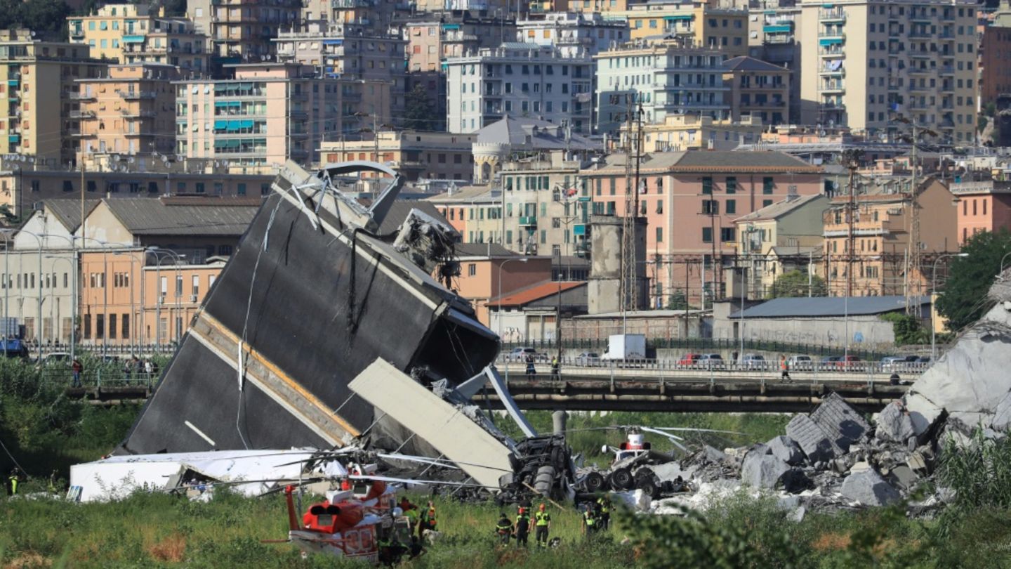 Urteil zu tödlichem Einsturz der Morandi-Brücke in Genua im Sommer 2018