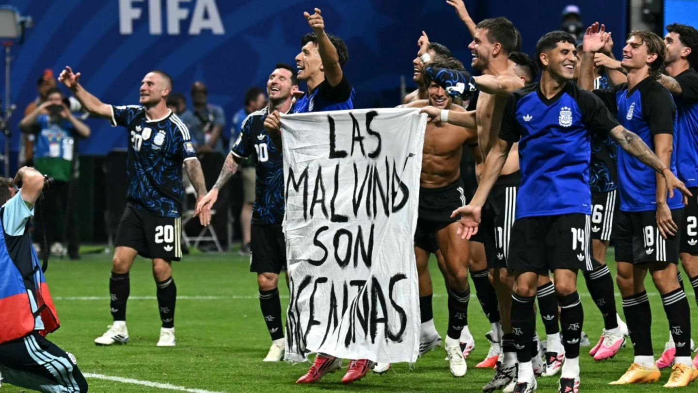 Argentiniens Spieler sorgen mit Falkland-Botschaft nach WM-Sieg für Ärger