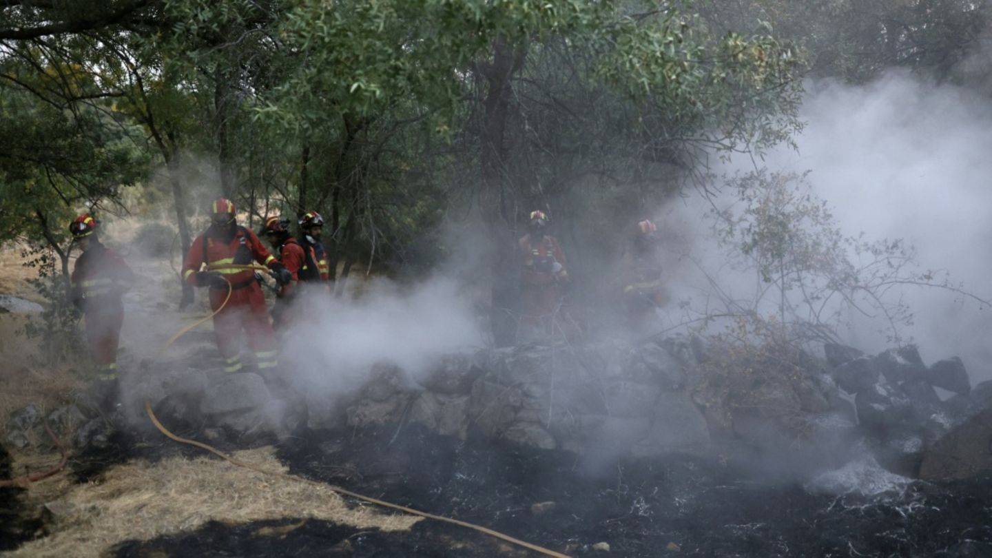 Weiter dichter Rauch durch Großbrand nahe Madrid - Löschbedingungen über Nacht verbessert