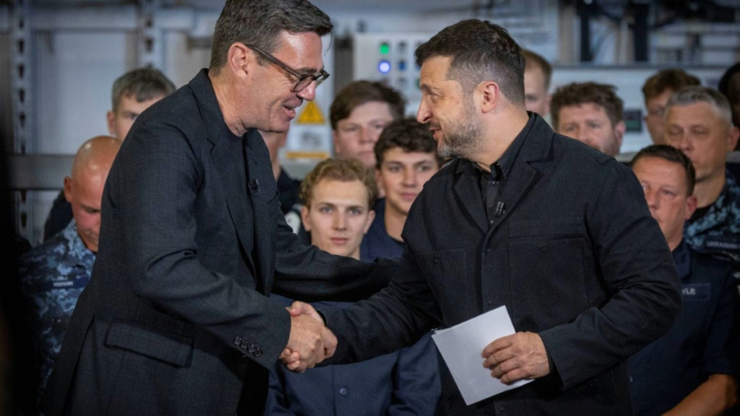 Besuch in Großbritannien: Neuer Premier Burnham sagt Selenskyj Unterstützung zu