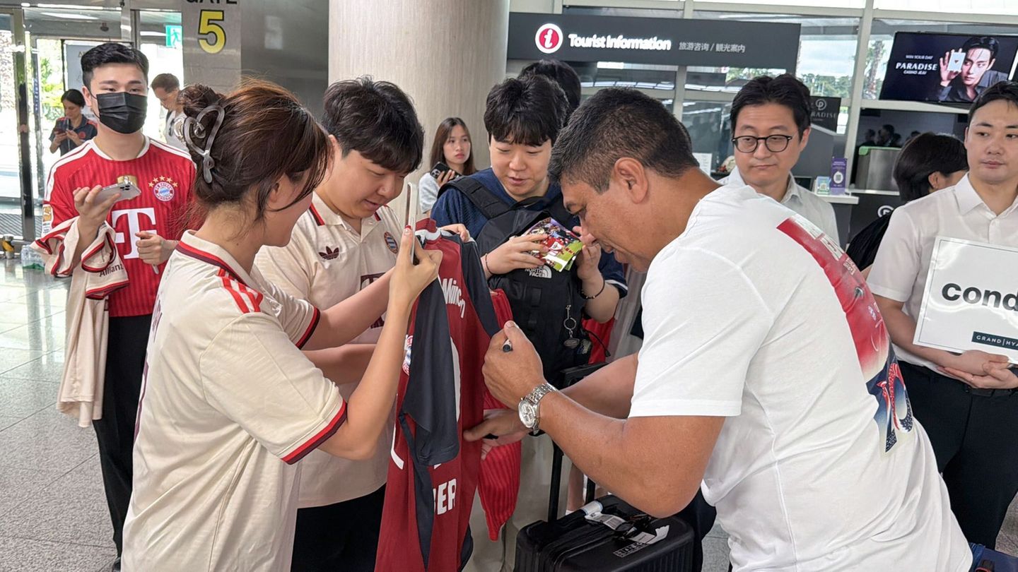 Fußball-Bundesliga: FC Bayern begeistert in Südkorea empfangen
