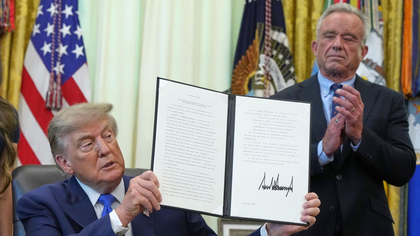 US-Gesundheitspolitik: Präsident Trump streicht Impfempfehlungen für Kinder zusammen