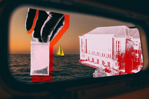 Montage Kokain, Segelyacht und Rostocker Landgericht