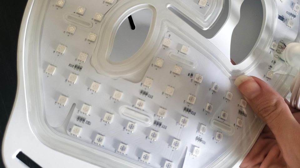 led gesichtsmaske test