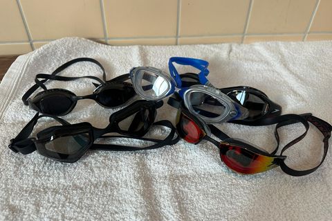 Die Produkte aus dem Schwimmbrillen Test.