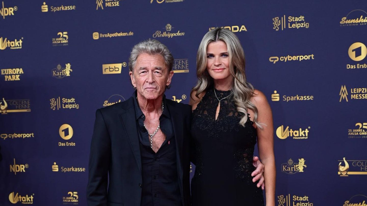 Peter Maffay: Singer celebrates glamorous appearance with wife