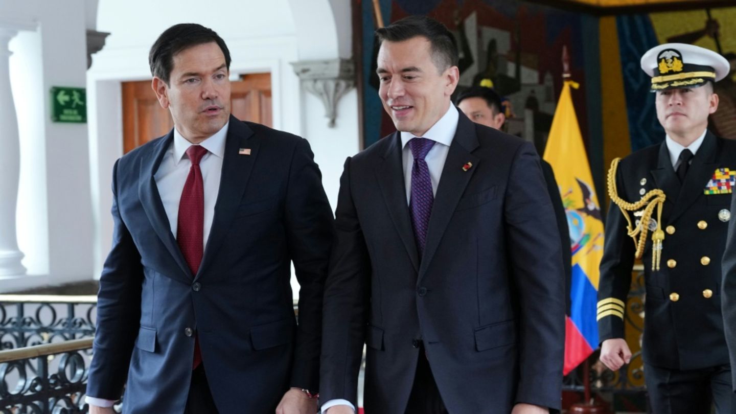 Rubio verteidigt bei Besuch in Ecuador US-Einsätze gegen mutmaßliche Drogenboote