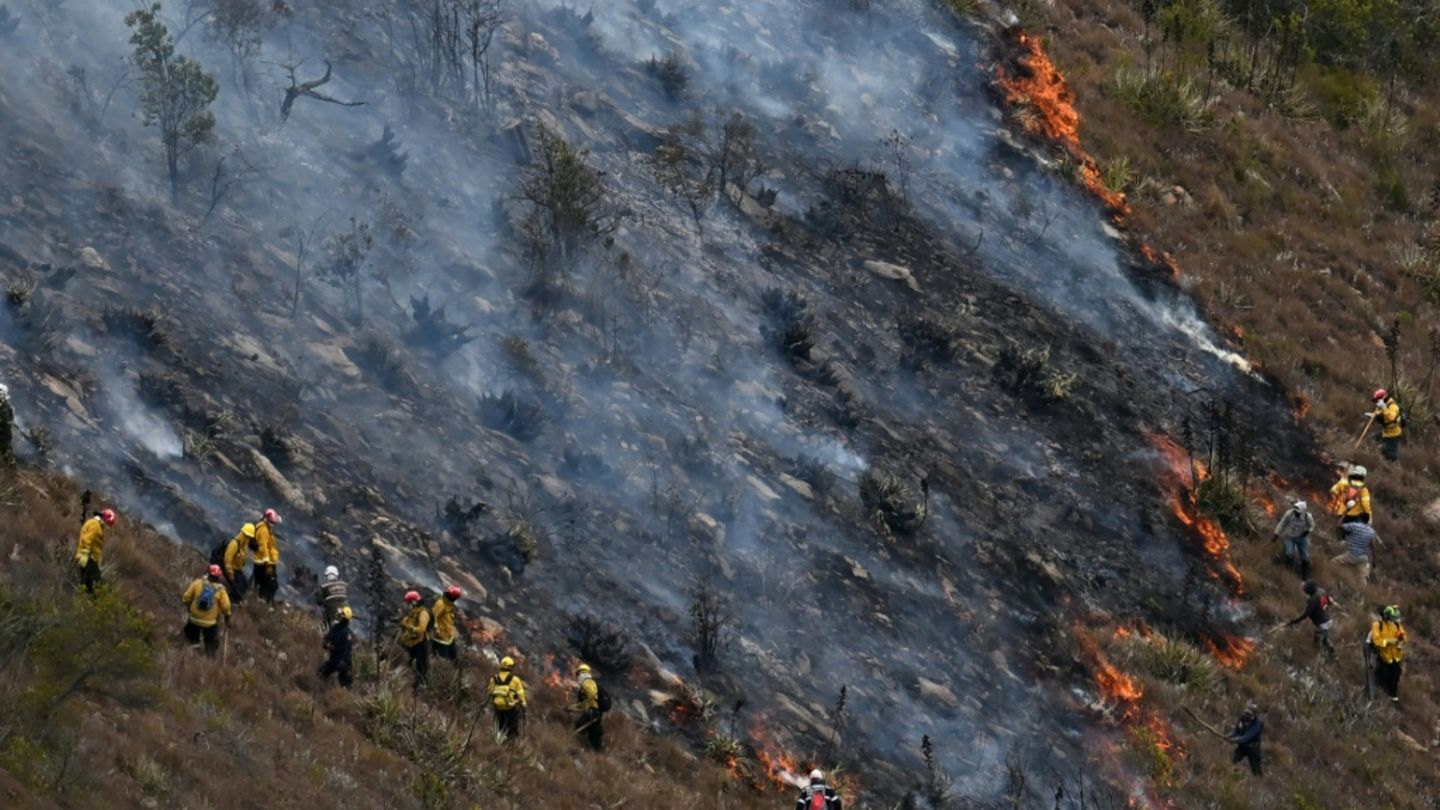 Kolumbien: Waldbrand in Touristenstadt Villa de Leyva größtenteils unter Kontrolle