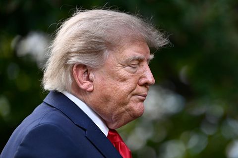 Donald Trump bei einer Pressekonferenz in New York