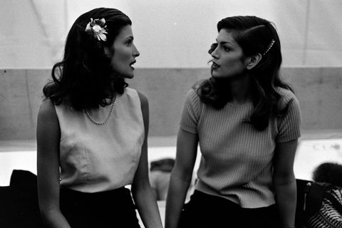 Stephanie Seymour und Cindy Crawford