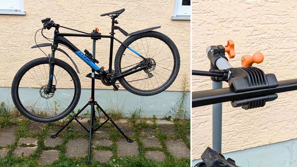 Fahrrad Montageständer Test: Crivit Montageständer
