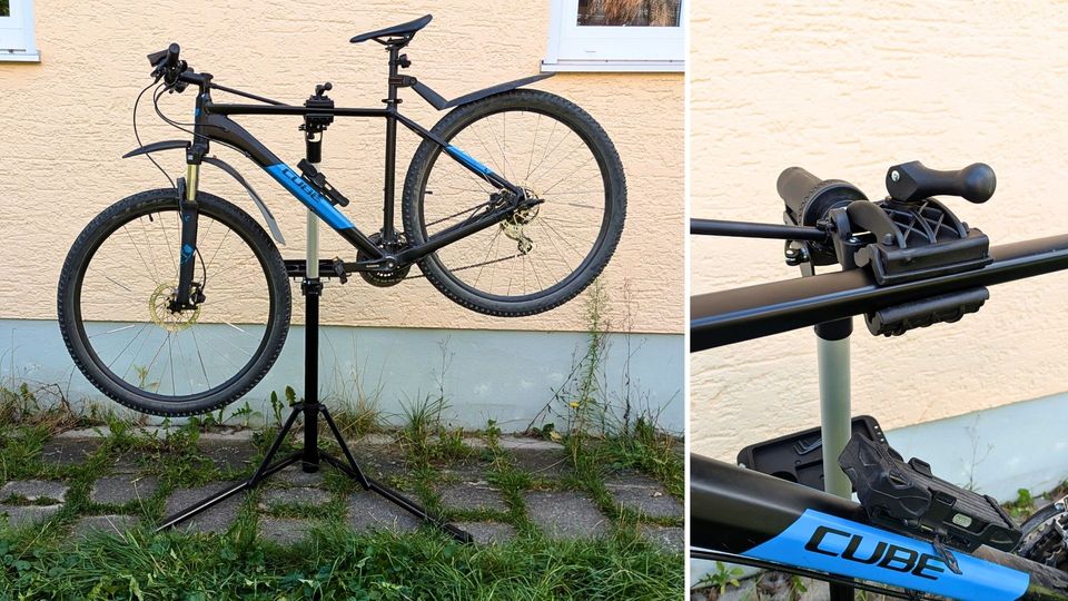 Fahrrad Montageständer Test: Eufab 16421