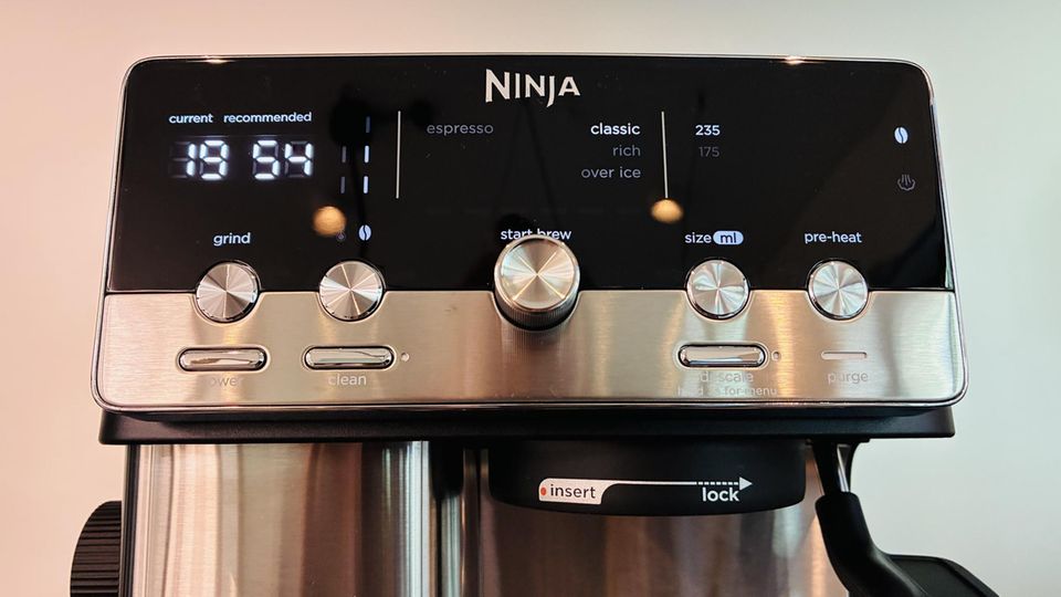 Ninja Luxe Café Bedienfeld