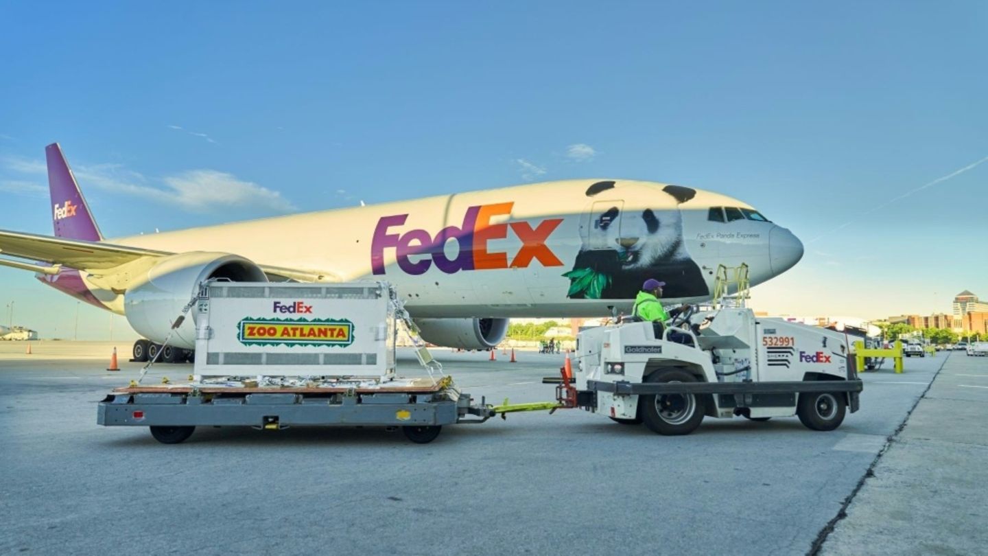 „Panda-Diplomatie“: Zwei Riesenpandas aus China landen wohlbehalten in Atlanta