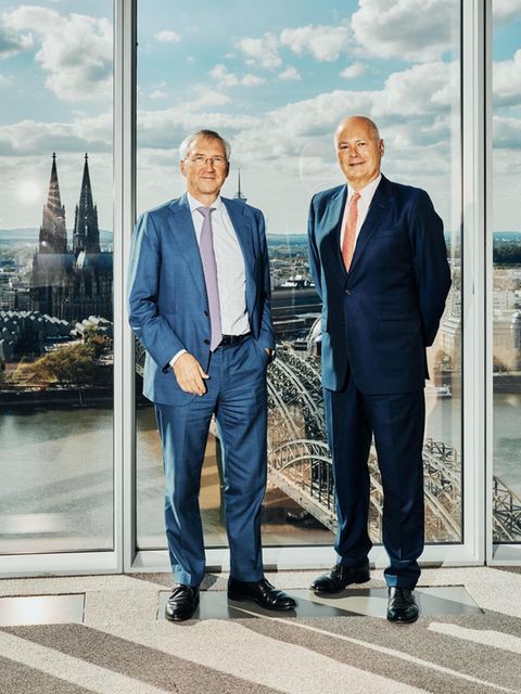 Bert Flossbach (l.) und Kurt von Storch