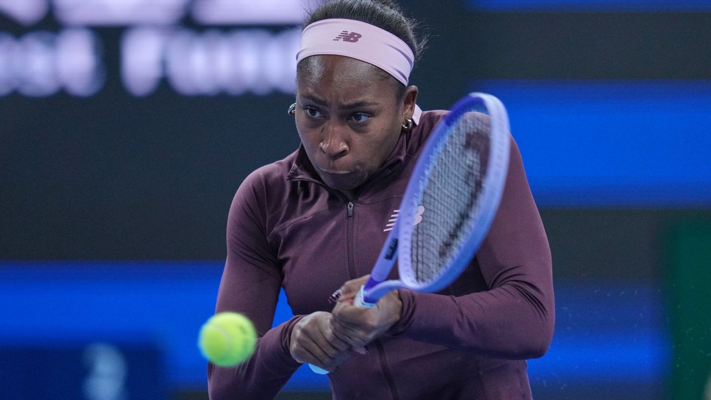 Beim Turnier in Peking gab es eine Kontroverse um Coco Gauff. Foto: Achmad Ibrahim/AP/dpa