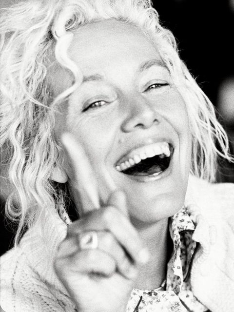 Ellen von Unwerth Porträt in schwarz-weiß