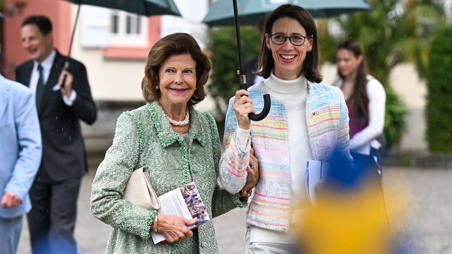 Royaler Besuch: Königin Silvia am Bodensee: Mit Glanz und einem Patzer