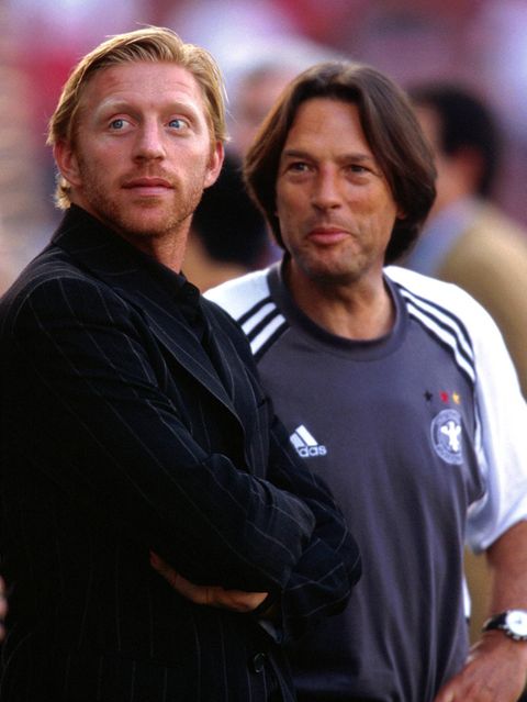Boris Becker mit Sportarzt Hans-Wilhelm Müller-Wohlfahrt