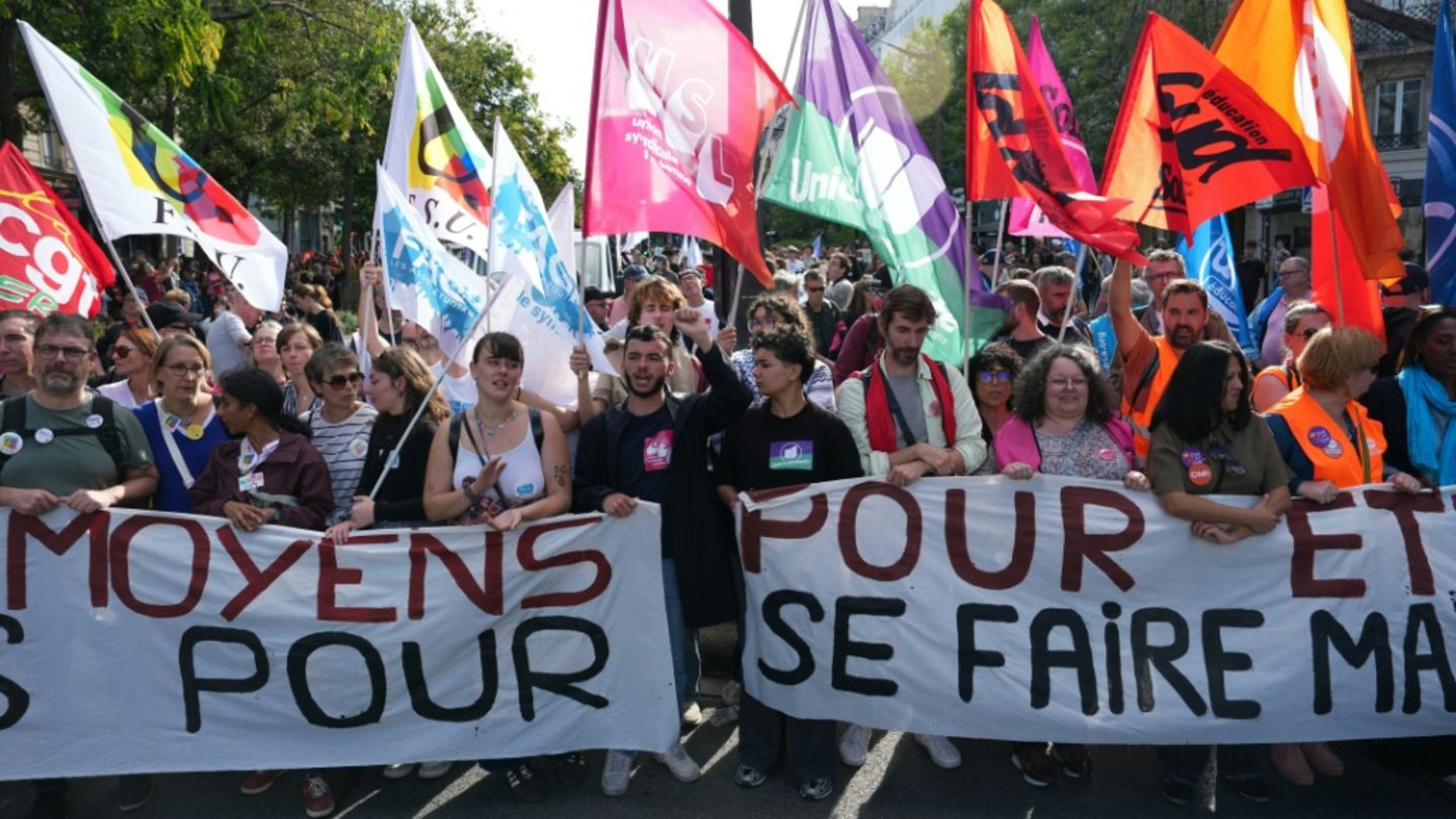 Schülerproteste in Frankreich: Landesweit zahlreiche Demonstrationen