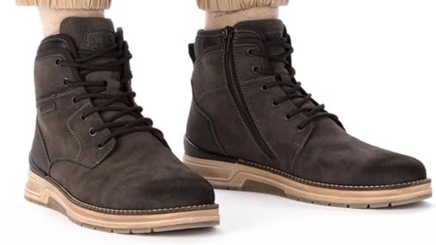 Angebote im Oktober: Rieker Herren-Schnürstiefel für 42 statt 90 Euro: Top-Deals des Tages