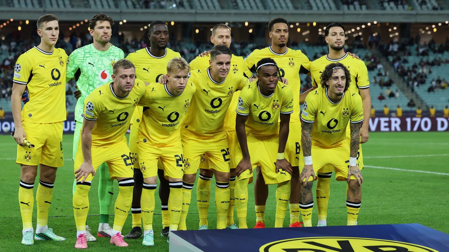 Champions League in Baku: Bitte nicht duschen: BVB-Profis verlassen ...
