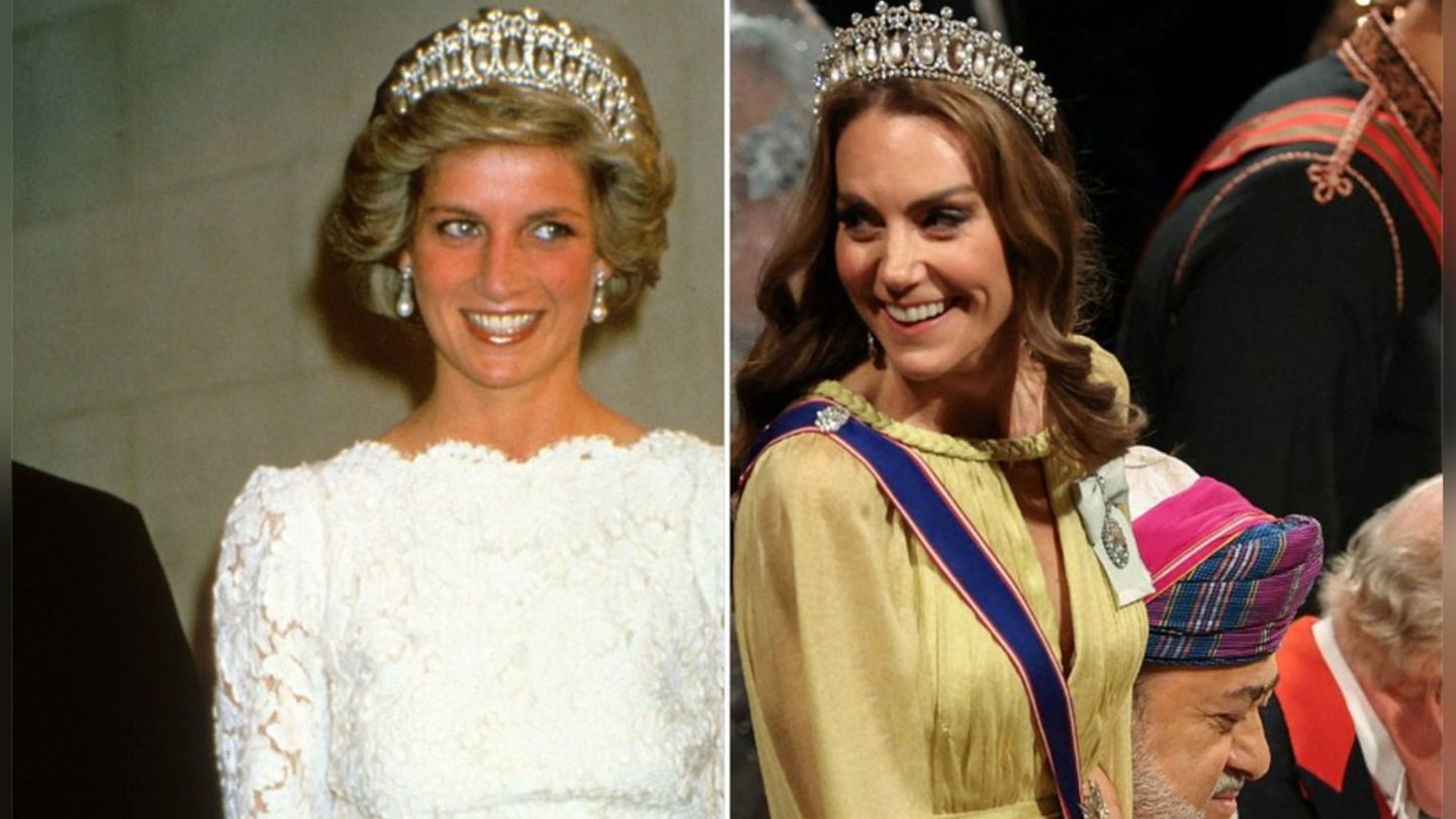 Prinzessin Kate beim Staatsbankett: Sie trägt erneut Prinzessin Dianas Tiara