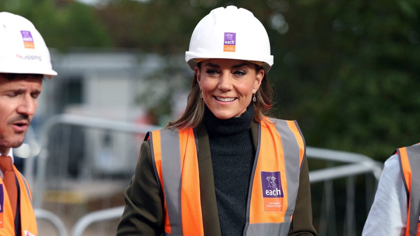 Prinzessin Kate: Mit Schutzhelm im Kinderhospiz