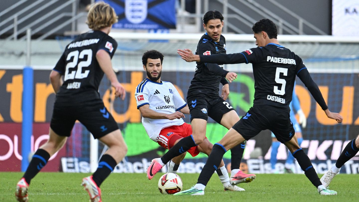 Fußball-Bundesliga: HSV-Leihgabe Philippe trifft: Paderborn stoppt Hamburg