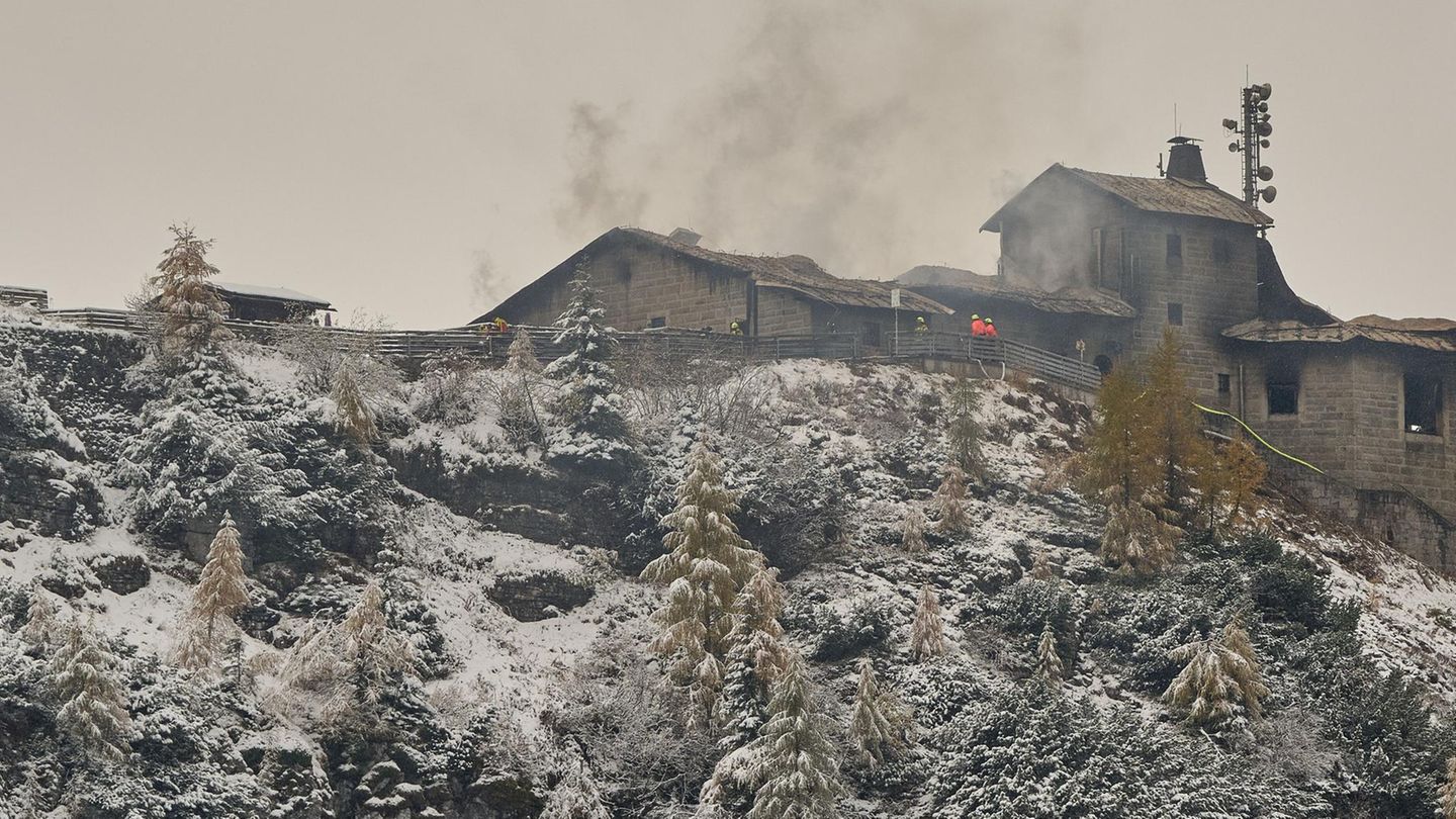 Obersalzberg: Großbrand an Hitlers Teehaus: Feuer wütet erneut