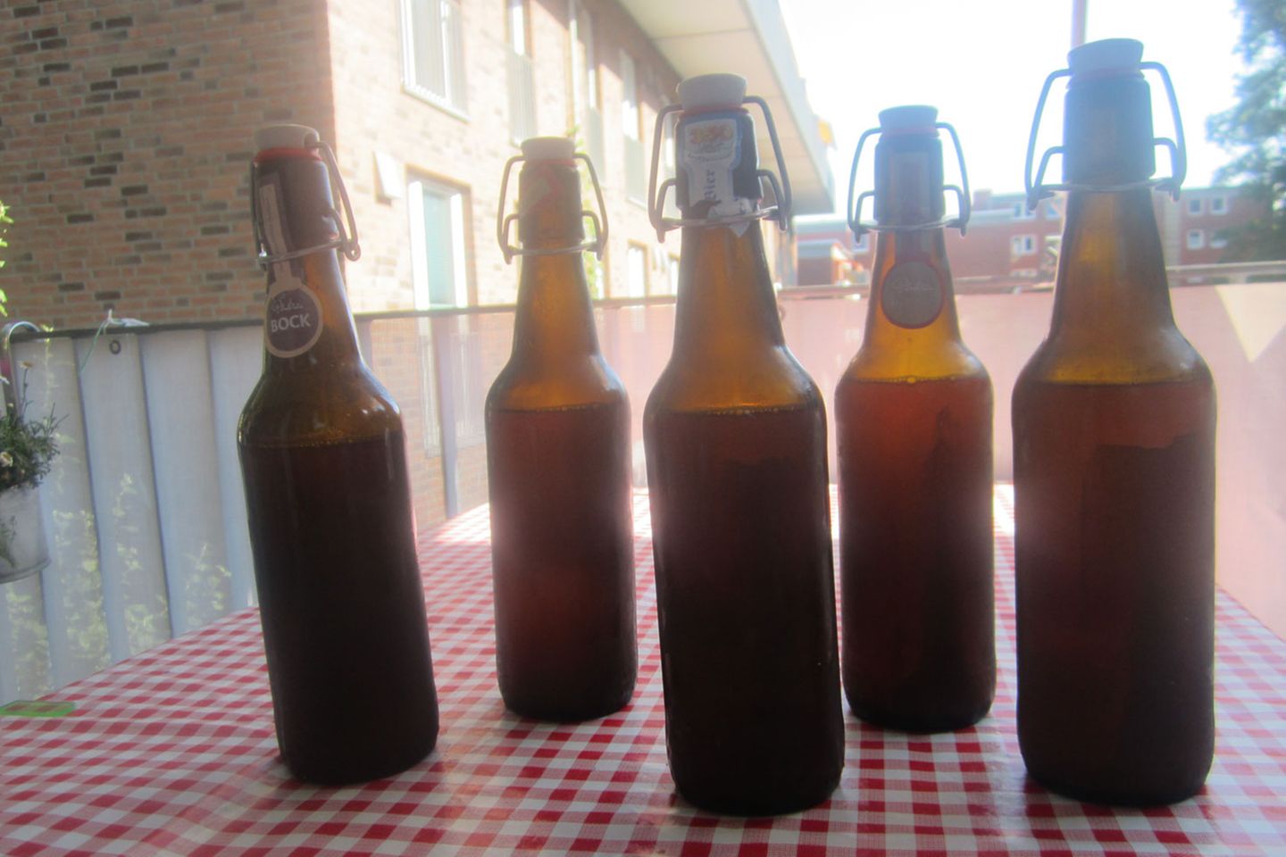 Drei Wochen muss das Bier dann noch in den Flaschen reifen, erst dann ist es trinkfertig.