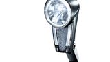 Fahrradscheinwerfer, dynamobetrieben: Platz 2  Noch heller als der Sieger leuchtet das Trelock LS 875 Bike-i-trio. Preis: 74 Euro