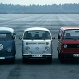 Gruppenbild der drei Baureihen