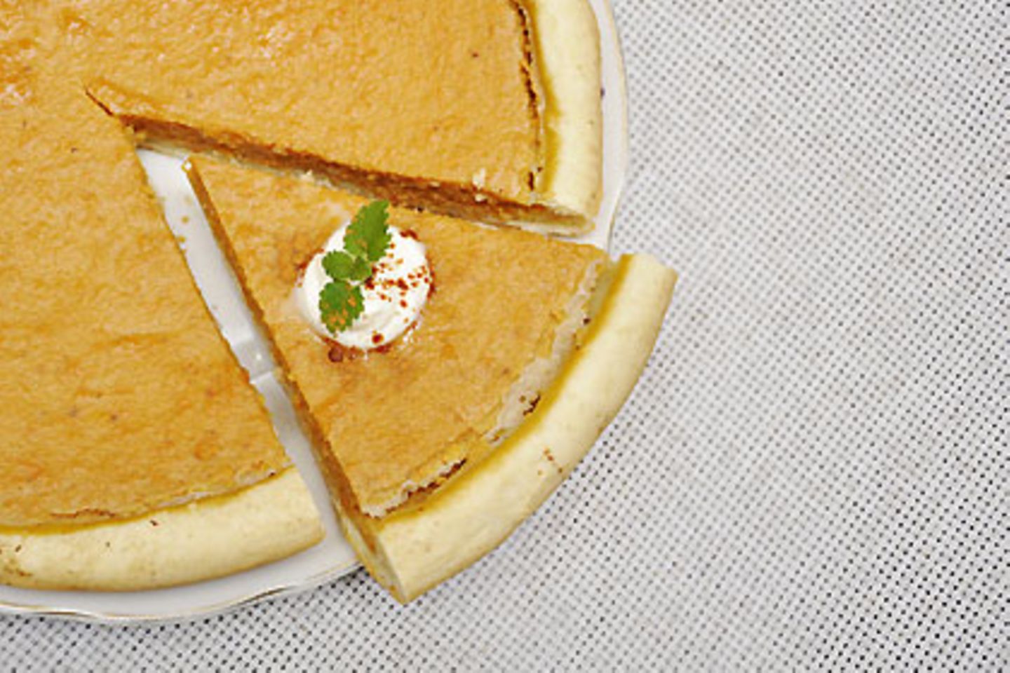 Kürbis macht die Tarte schön saftig