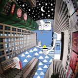 Über Hong Kong sind schon teilweise die Sterne aufgegangen, zumindest in der künstlerischen Vision von Thomas Lamadieu.   Die Facebook-Seite von Roots Art