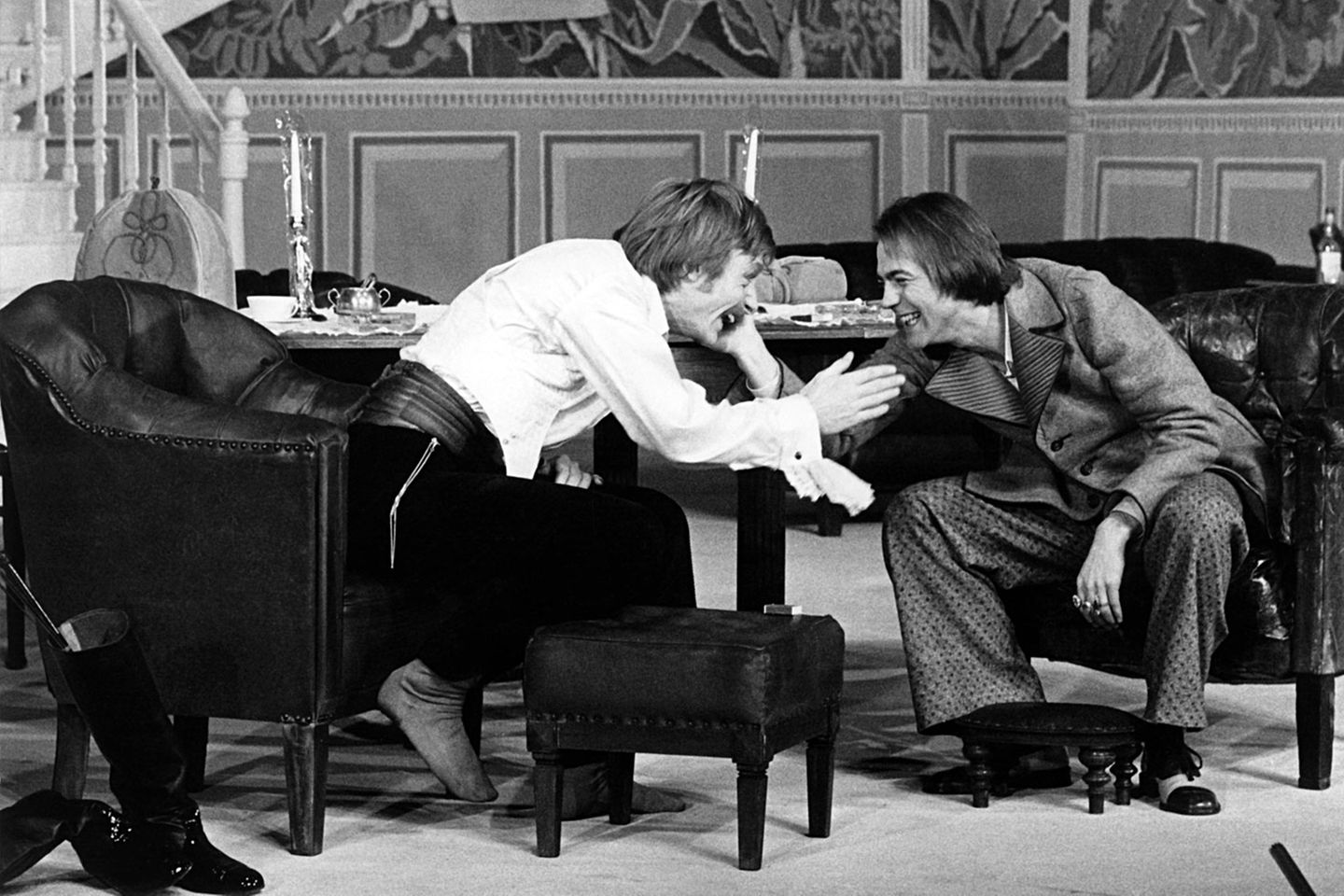 Zusammen mit Bruno Ganz spielte Sander (l.) 1971 an der Schaubühne am Halleschen Ufer in Berlin auch in Peter Handkes "Der Ritt über den Bodensee".